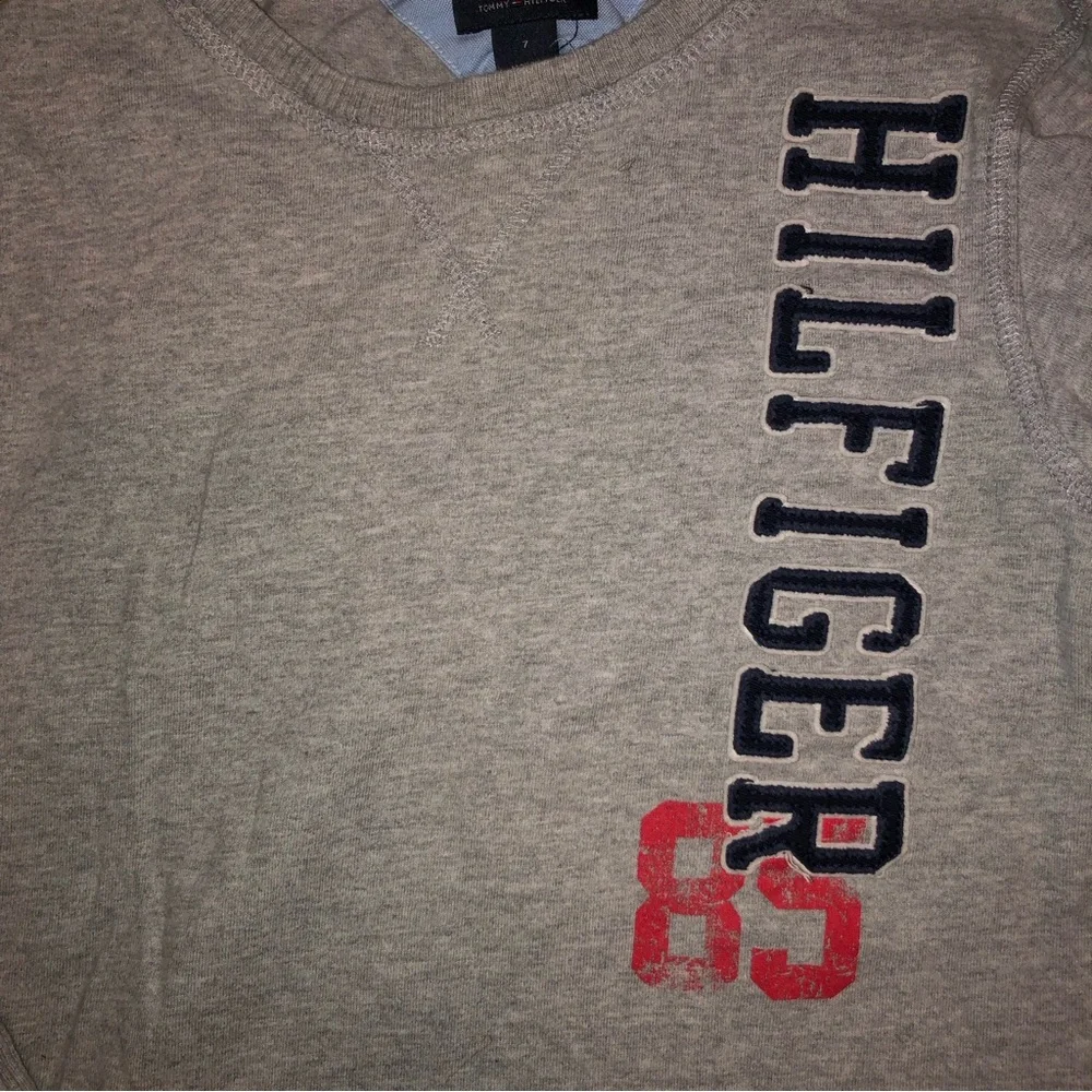 Tommy Hilfiger Sweater Boys Size 7 Gray Long Sleeve - Picture 5 of 5